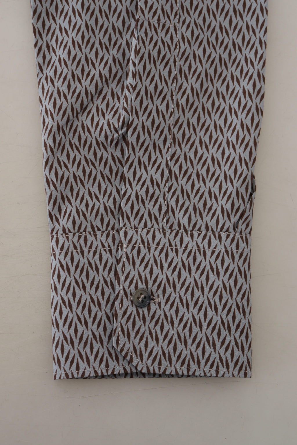 Dolce & Gabbana Gray Brown GOLD Slim Fit Dress Formal Shirt - Zeiniez