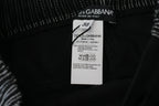 Dolce & Gabbana Black Straight Fit Cotton Pants - Zeiniez