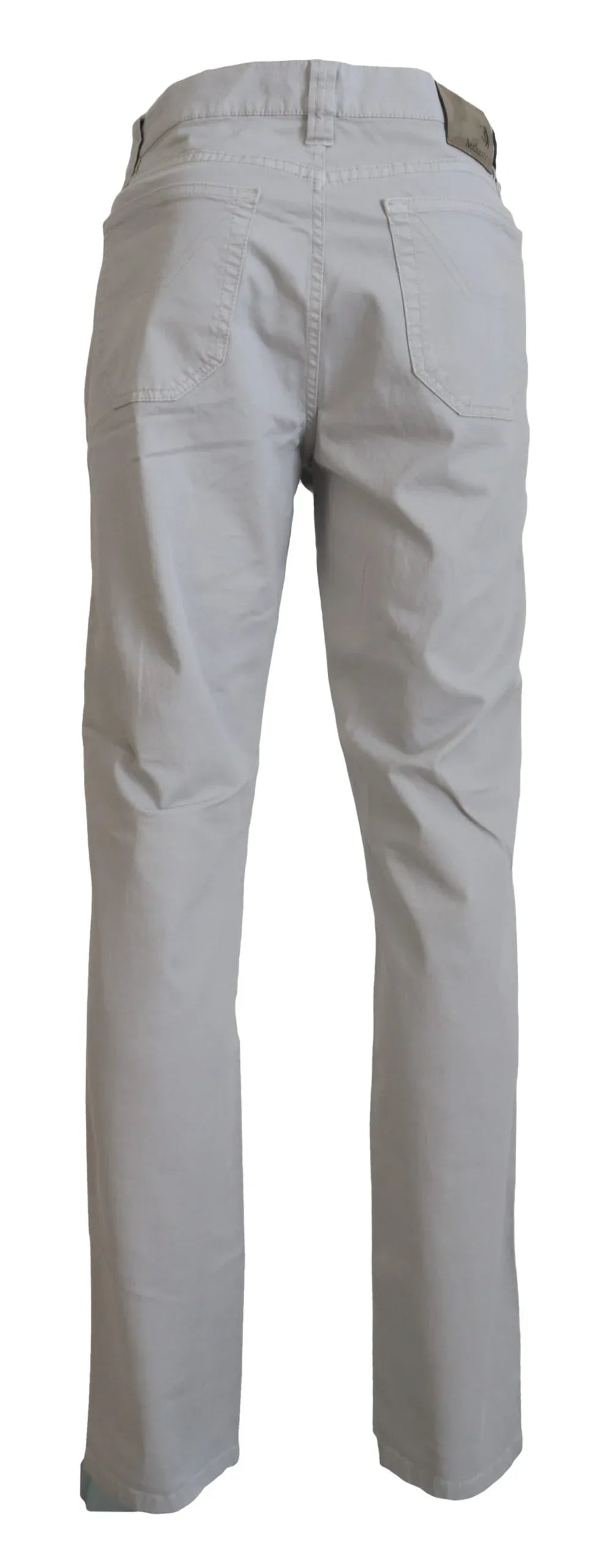 Jeckerson Gray Cotton Tapered Men Casual Pants - Zeiniez