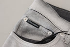 Dolce & Gabbana Gray Washed Skinny Men Denim Jeans - Zeiniez