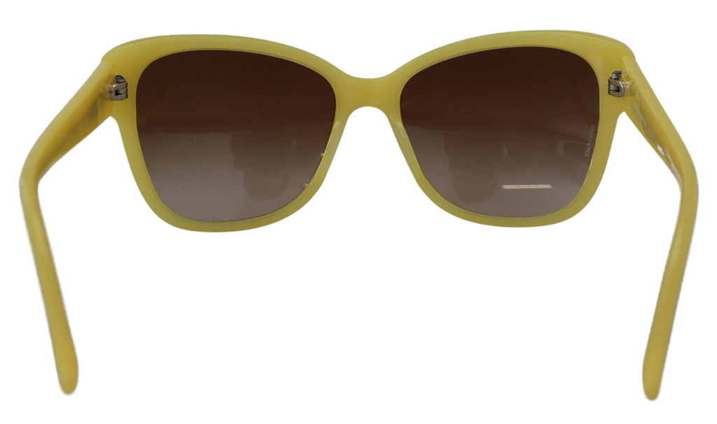 Dolce & Gabbana Yellow Acetate Frame Stars Embellishment DG4124 Sunglasses - Zeiniez