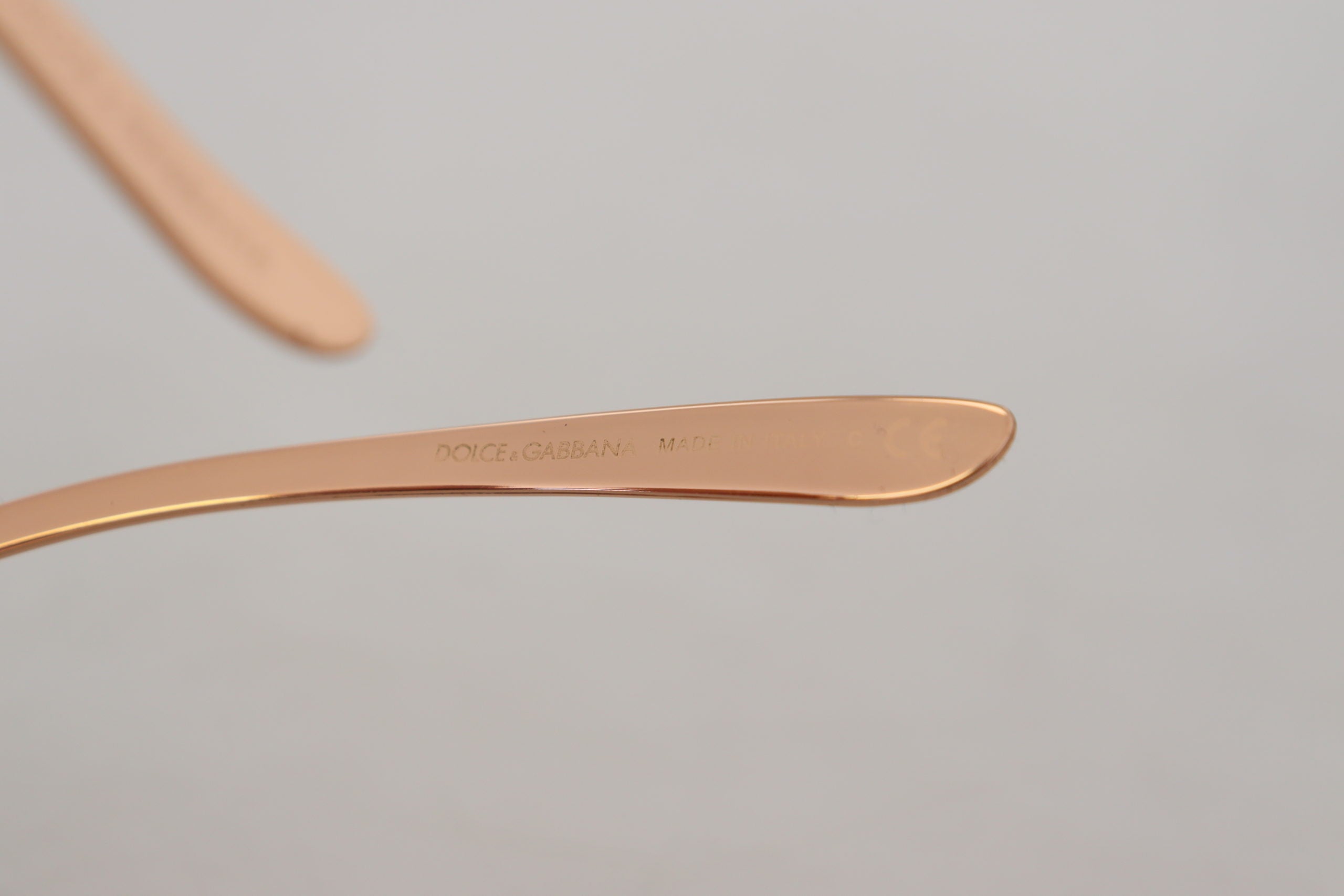 Dolce & Gabbana Pink Gold Rose Sequin Embroidery DG2202 Sunglasses - Zeiniez