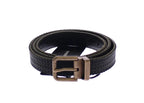 Dolce & Gabbana Blue Leather Logo Belt Dolce & Gabbana