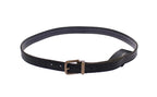Dolce & Gabbana Blue Leather Logo Belt Dolce & Gabbana