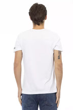 Trussardi Action White Cotton Men's T-Shirt - Zeiniez