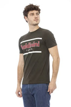 Baldinini Trend Green Cotton Men T-Shirt - Zeiniez