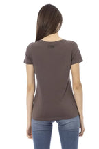 Trussardi Action Brown Cotton Women T-Shirt - Zeiniez