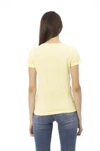 Trussardi Action Yellow Cotton Women T-Shirt - Zeiniez