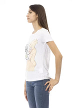 Trussardi Action White Cotton Women T-Shirt - Zeiniez
