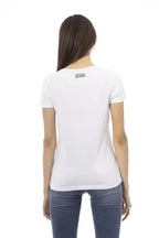 Trussardi Action White Cotton Women T-Shirt - Zeiniez