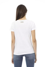 Trussardi Action White Cotton Women T-Shirt - Zeiniez