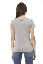 Trussardi Action Gray Cotton Women T-Shirt - Zeiniez