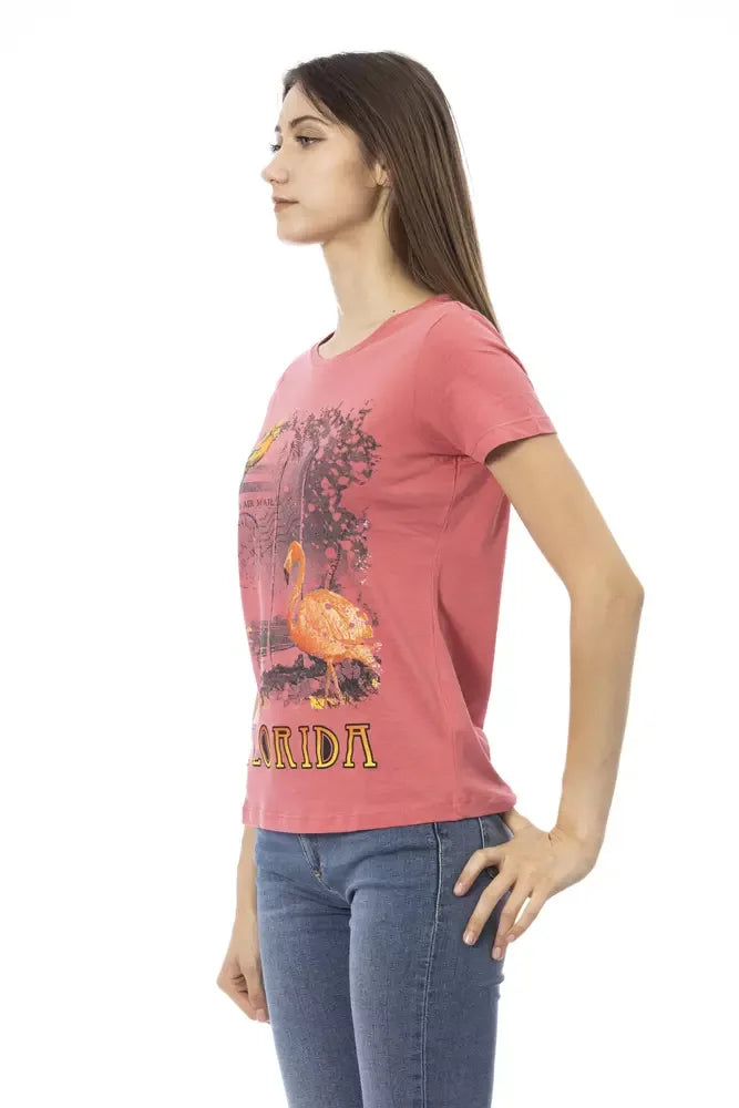 Trussardi Action Multicolor Cotton Women T-Shirt - Zeiniez