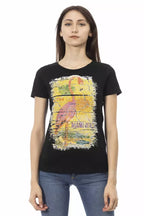 Trussardi Action Black Cotton Women T-Shirt - Zeiniez