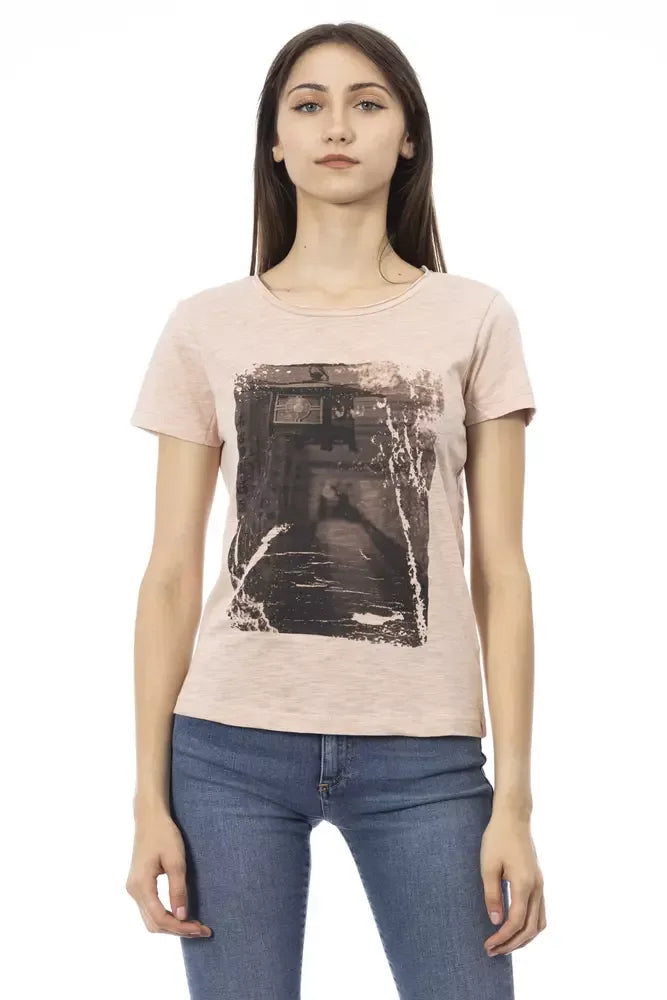 Trussardi Action Multicolor Cotton Women T-Shirt - Zeiniez