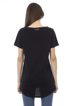 Trussardi Action Black Cotton Women T-Shirt - Zeiniez