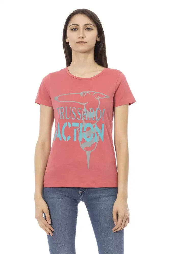 Trussardi Action Multicolor Cotton Women T-Shirt - Zeiniez