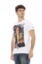 Trussardi Action White Cotton Men's T-Shirt - Zeiniez