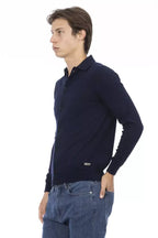 Baldinini Trend Blue Cotton Men Shirt - Zeiniez