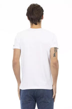 Trussardi Action White Cotton T-Shirt - Zeiniez