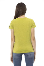 Trussardi Action Green Cotton Women T-Shirt - Zeiniez