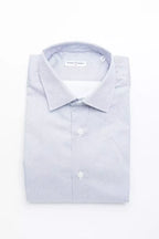 Robert Friedman Light Blue Cotton Men Shirt - Zeiniez