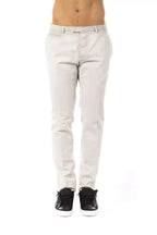 Uominitaliani Gray Cotton Men Pant - Zeiniez