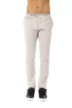 Uominitaliani Gray Cotton Men Pant - Zeiniez