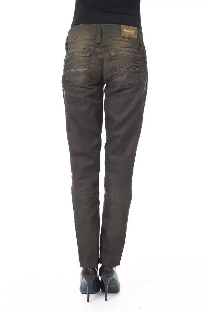 BYBLOS Black Cotton Women Jeans - Zeiniez