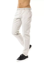 Uominitaliani Gray Cotton Men Pant - Zeiniez