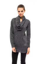 Montana Blu Gray Wool Women Sweater - Zeiniez