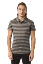 BYBLOS Gray Cotton Men Polo Shirt - Zeiniez