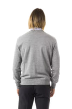 Uominitaliani Gray Wool Men Sweater - Zeiniez