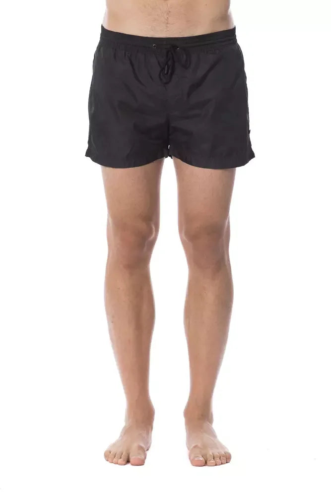 Roberto Cavalli Sport Black Polyester Men's Swimshorts - Zeiniez