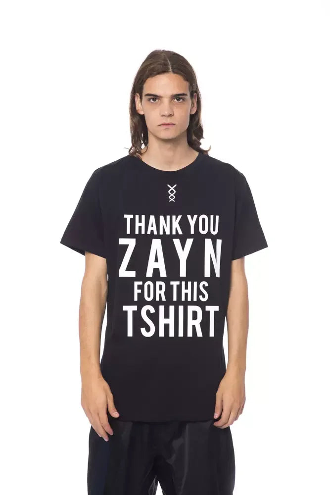 Nicolo Tonetto Black Cotton Men T-Shirt - Zeiniez