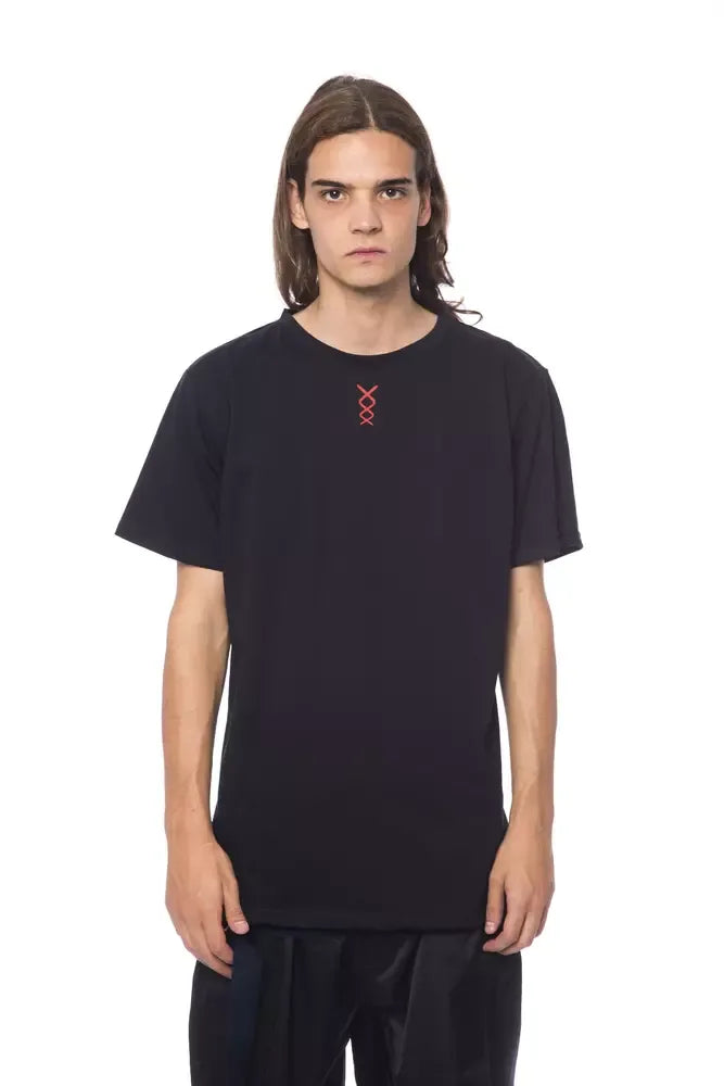 Nicolo Tonetto Black Cotton Men T-Shirt - Zeiniez
