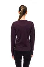 Montana Blu Purple Wool Women Sweater - Zeiniez