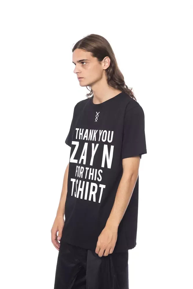 Nicolo Tonetto Black Cotton Men T-Shirt - Zeiniez
