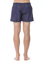 Roberto Cavalli Sport Blue Polyester Men's Swim Trunk - Zeiniez