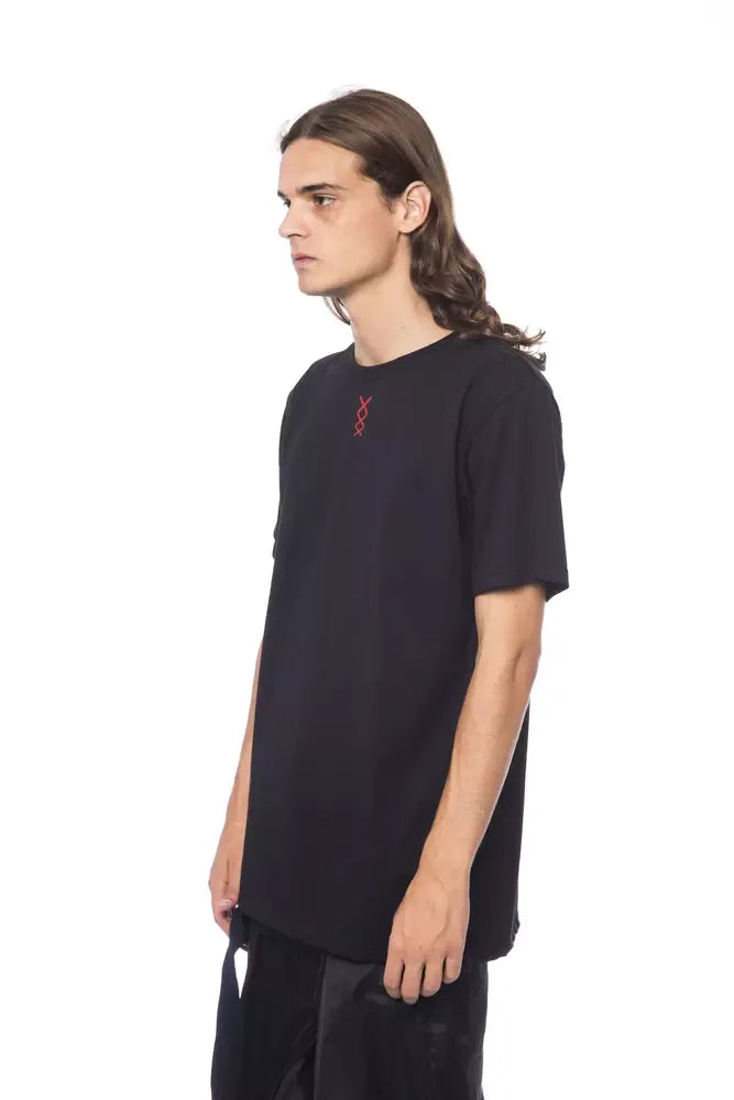 Nicolo Tonetto Black Cotton Men T-Shirt - Zeiniez