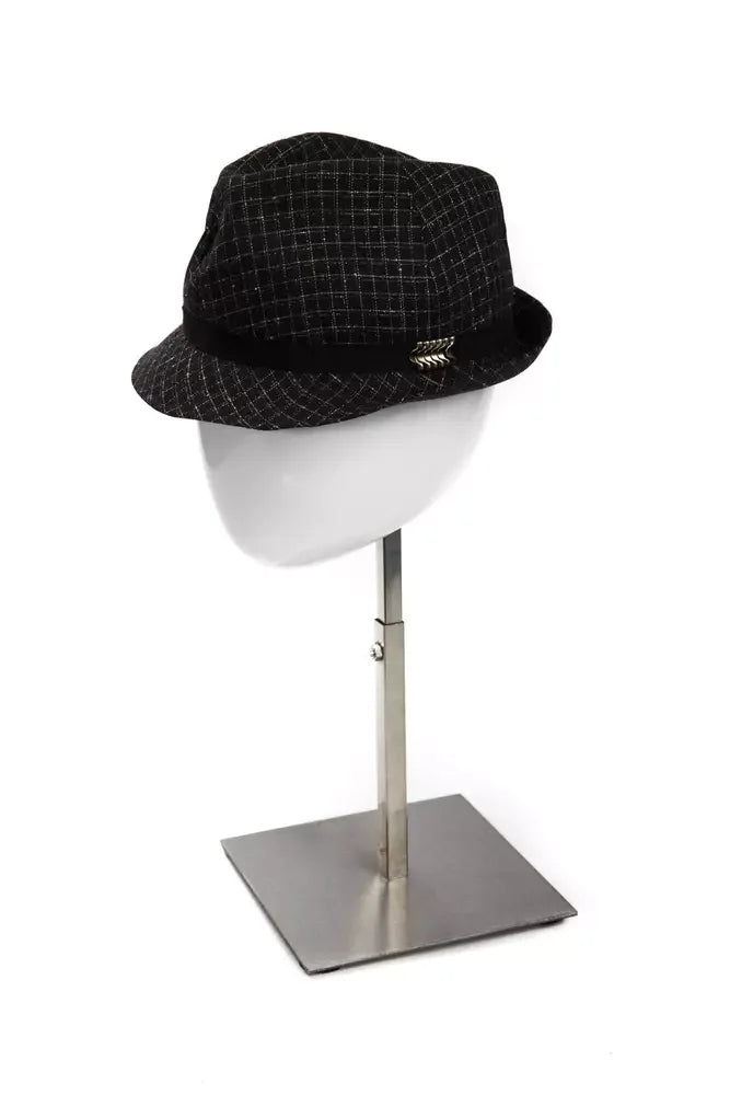 BYBLOS Black Virgin Wool Women Hat - Zeiniez