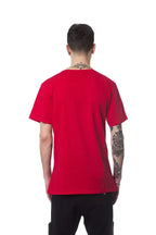 Nicolo Tonetto Red Cotton Men's T-Shirt - Zeiniez
