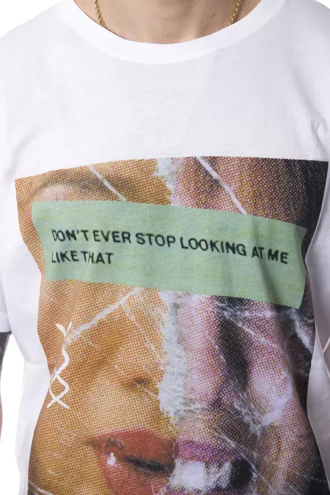 Nicolo Tonetto White Cotton Men T-Shirt - Zeiniez