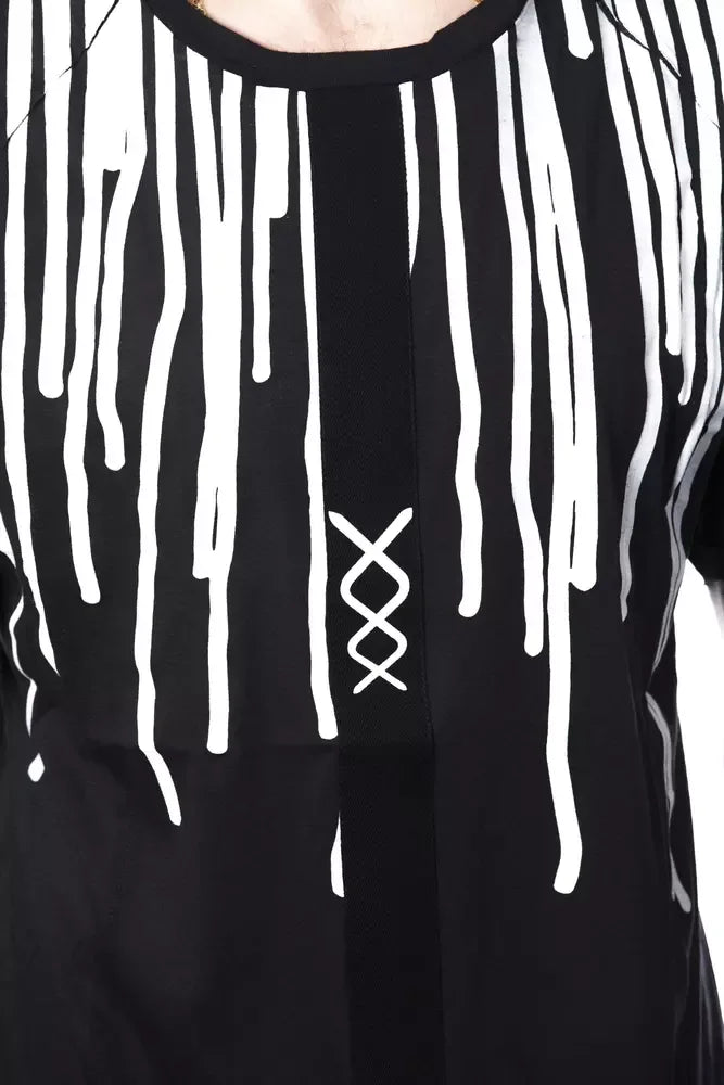 Nicolo Tonetto Black Cotton Men T-Shirt - Zeiniez