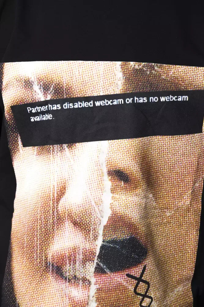 Nicolo Tonetto Black Cotton Men T-Shirt - Zeiniez