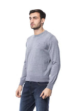 Billionaire Italian Couture Gray Merino Wool Men Sweater - Zeiniez