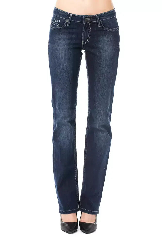 Ungaro Fever Blue Cotton Women Jeans - Zeiniez