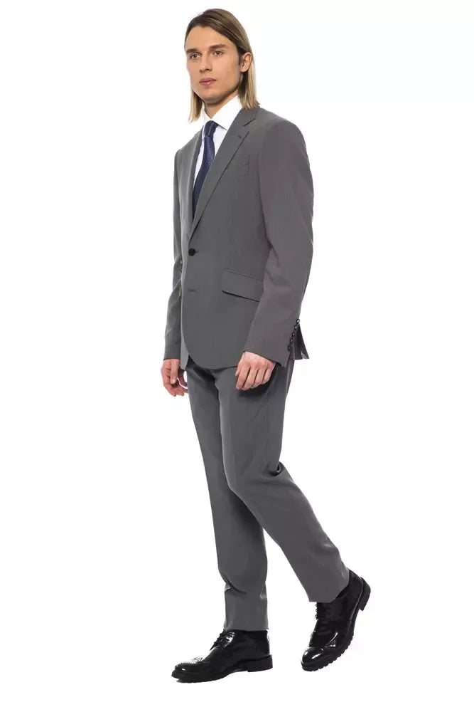 Billionaire Italian Couture Gray Wool Men's Blazer - Zeiniez