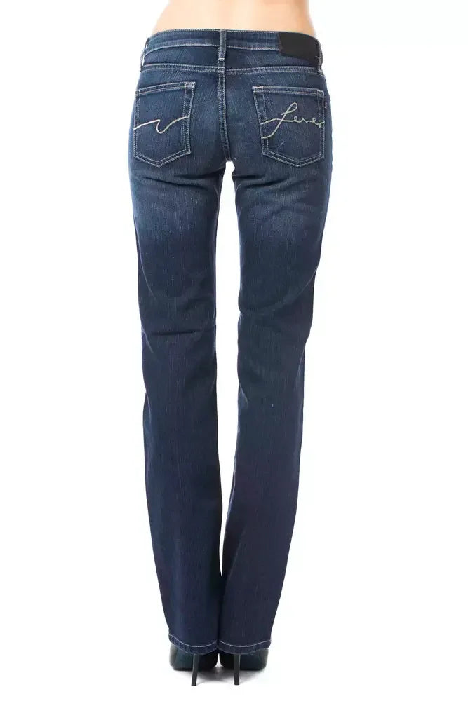 Ungaro Fever Blue Cotton Women Jeans - Zeiniez