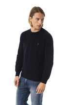 Uominitaliani Blue Wool Men Sweater - Zeiniez